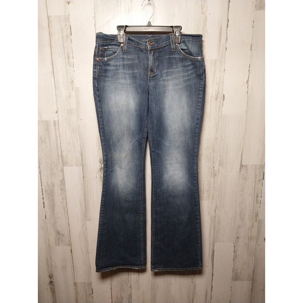 Blue 2 Bootcut Flare Y2K Jeans Size 30 Made In USA